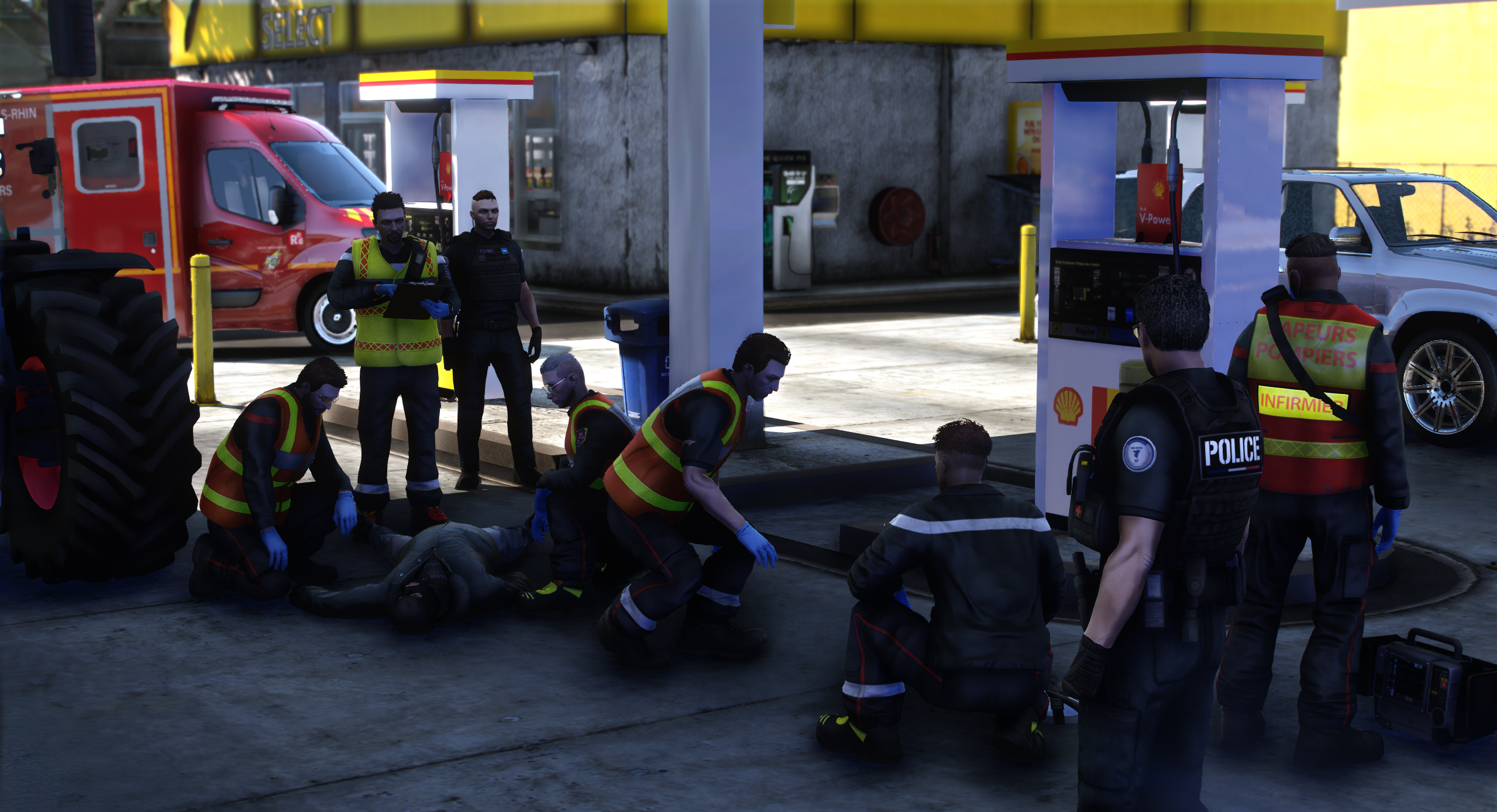 Intervention incendie